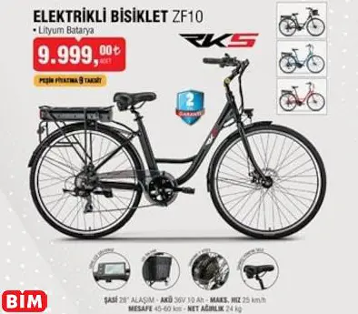 RKS ELEKTRİKLİ BİSİKLET ZF10 RKS ELEKTRİKLİ BİSİKLET ZF10